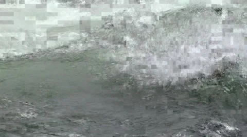 Crystal Clear River Water  Stock Footage 1057659