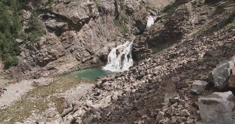 Crystal Clear Stream In Rocky Mountains Stock Footage 152795140
