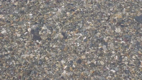 Crystal clear water with pebbles Stock Footage 130903249