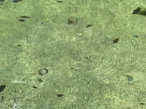 Crystal-clear water with reflections Stock Photos