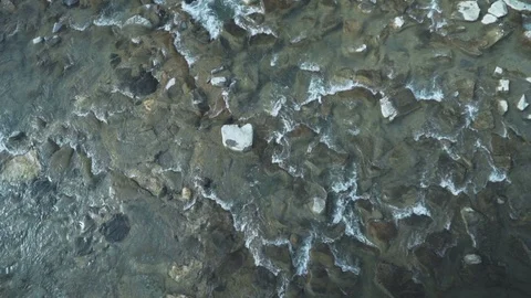 Crystal Clear Water in a River Stock Footage 120683136
