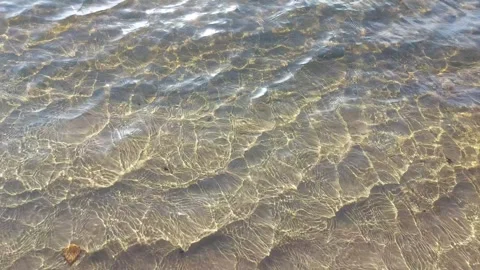 Crystal clear water surface Stock Footage 258915720