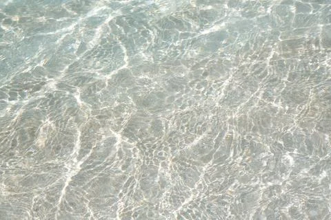 Crystal clear water texture background Stock Photos
