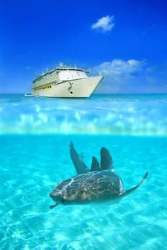 Crystal clear waters Stock Photos