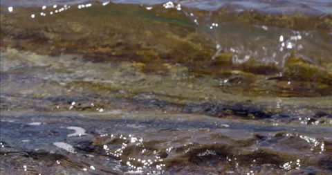 Crystal clear wave Stock Footage 163998018