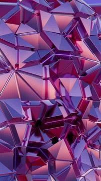 Crystal Complexity: A Kaleidoscope of Angular Brilliance Ilustración de archivo
