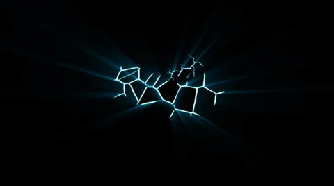 Crystal Crack Shines Stock Footage 30147779