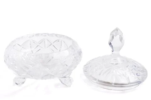 Crystal Dishes Stock Photos