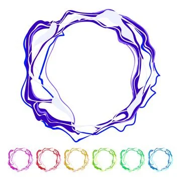 Crystal electric orb cartoon vector graphic Stock Illustration