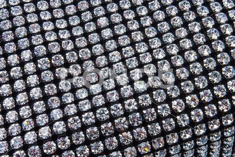 Crystal fabric texture. Pattern fashion gemstone texture Stock Photos
