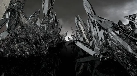 Crystal Field Stock Footage 64653983