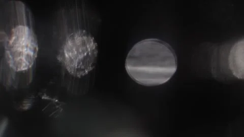 Crystal flashing lights in the dark Stock Footage 318610302