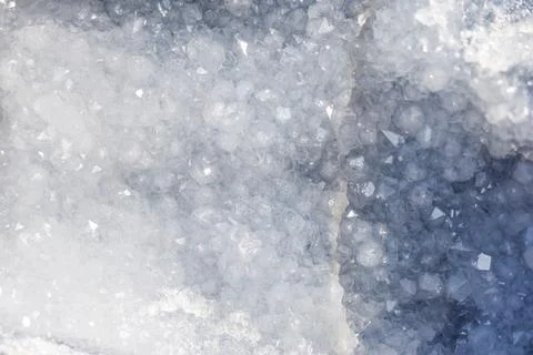 Crystal geode texture background Stock Photos