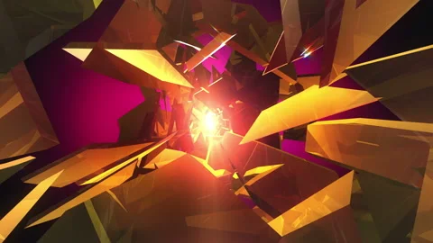 Crystal glass motion loop ready background in 4K Stock Footage 99436116