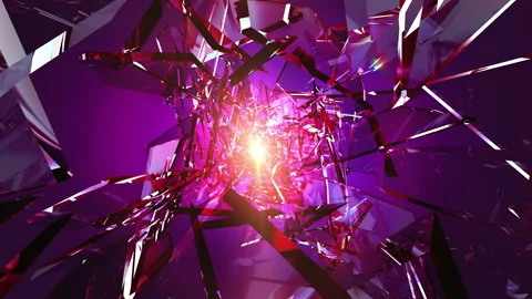 Crystal glass motion loop ready background in 4K Stock Footage 99440184