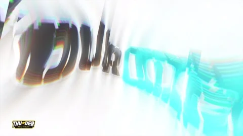 Crystal Glasswave Logo Reveal Stock After Effects