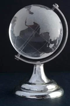 Crystal globe Stock Photos