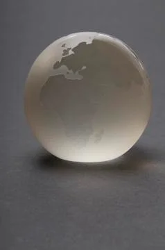 Crystal globe Fotos de archivo