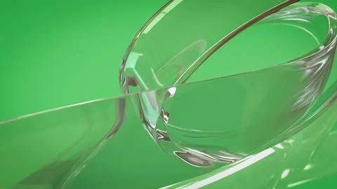 The Crystal on green for Abstract Background  3d Rendering. Illustrazione stock