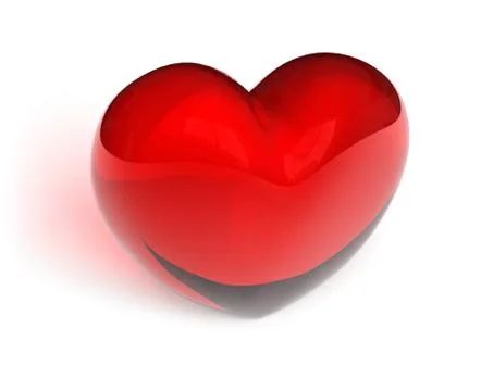 Crystal heart Stock Illustration