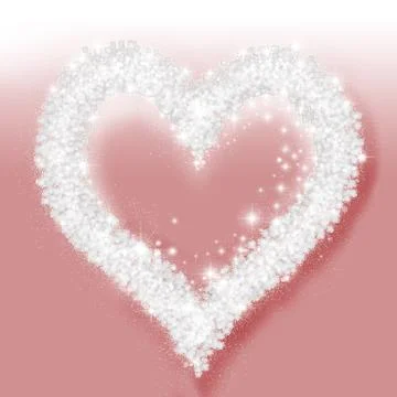 Crystal Heart 库存插图