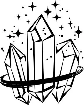 Crystal Illustrazione stock