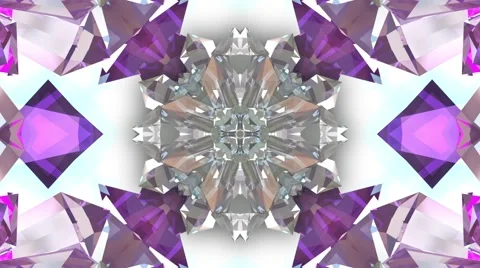 Crystal Kaleidoscope Stock Footage 61559085