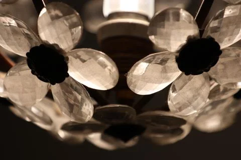 Crystal lamp Foto stock