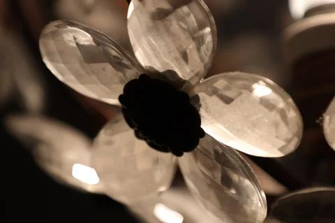 Crystal lamp Foto stock