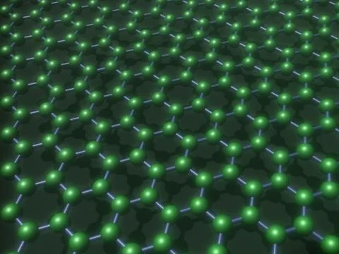 Crystal lattice Illustrazione stock