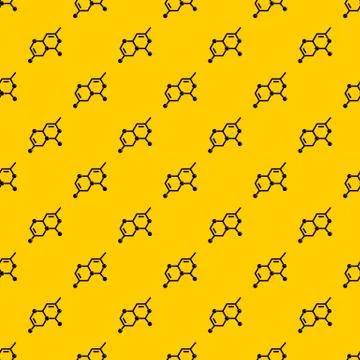 Crystal lattice pattern Stock Illustration