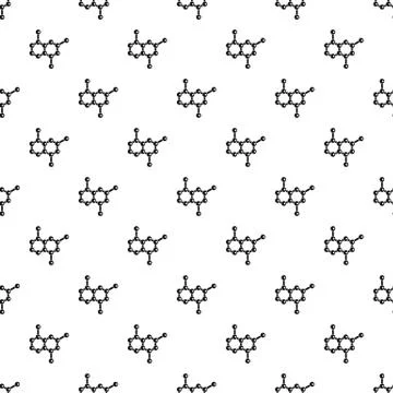 Crystal lattice pattern, simple style 스톡 일러스트
