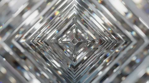 Crystal Layers with Reflective Facets Stock-Footage 274245018