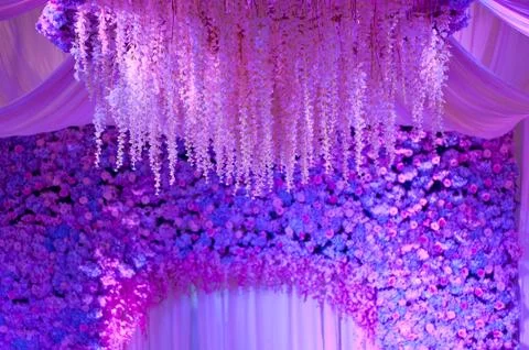 Crystal light decoration Stock Photos