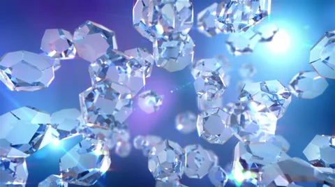 Crystal loopable background Stock Footage 38492536