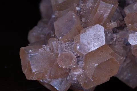 Crystal Macro, Aragonite Stock Photos