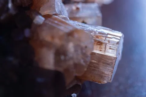 Crystal Macro, Aragonite 스톡 사진