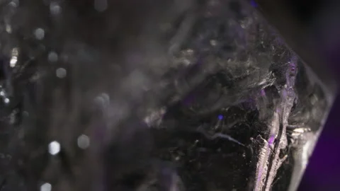 Crystal macro with UV light Stock Footage 131440228