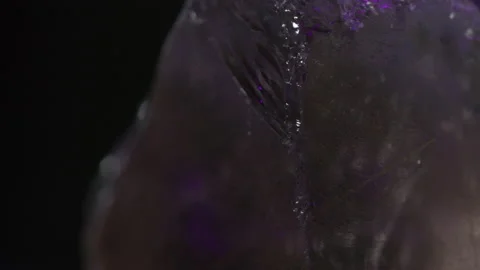 Crystal macro with UV light Stock Footage 131445694