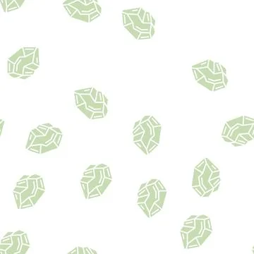 Crystal magic glyph seamless pattern Stock Illustration