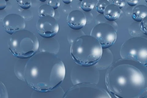 Crystal material of ball reflection Stock Illustration