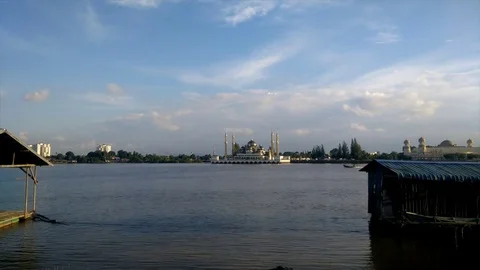 Crystal Mosque Stock Footage 79857510