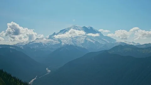 Crystal mountain Video stock 115435767