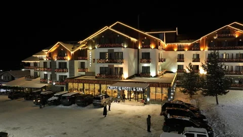 Crystal night DJI 0290 Video stock 327961191