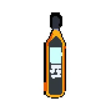 Crystal noise level meter pixel art vector illustration Stock Illustration