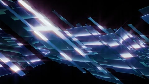 Crystal Noise Patterns Vj Loop Video stock 87265890