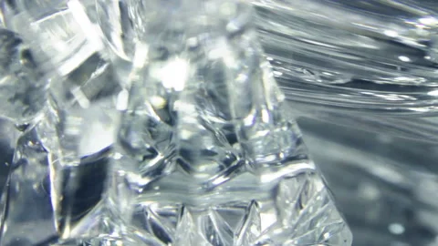 Crystal objects with the reflection Video stock 123956141