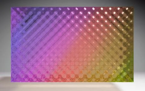 Crystal pattern panel color イラスト素材