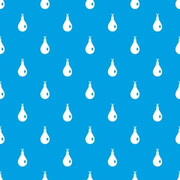 Crystal pendant pattern seamless blue Stock Illustration