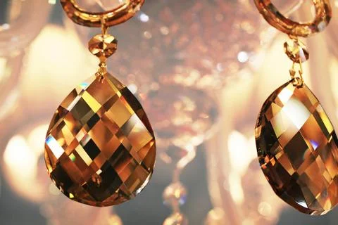 Crystal pendants Stock Photos